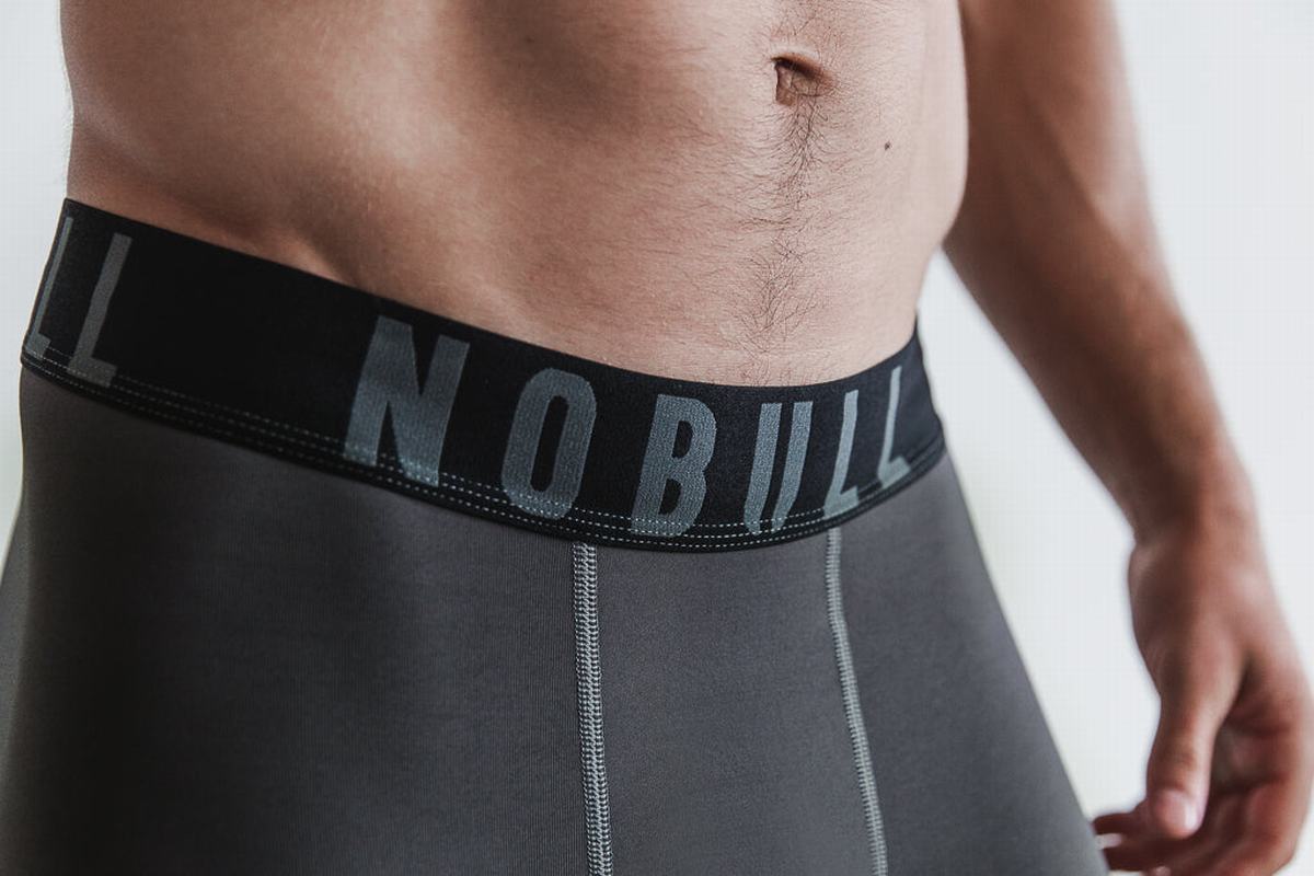 Nobull 3/4 Compression Tight Hardloopbroek Heren Donkergrijs | 987402-INM