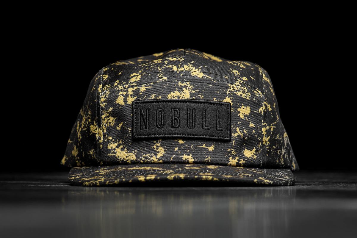 Nobull 5-panel Pride Hoeden Dames Zwart Goud | 972801-VYK