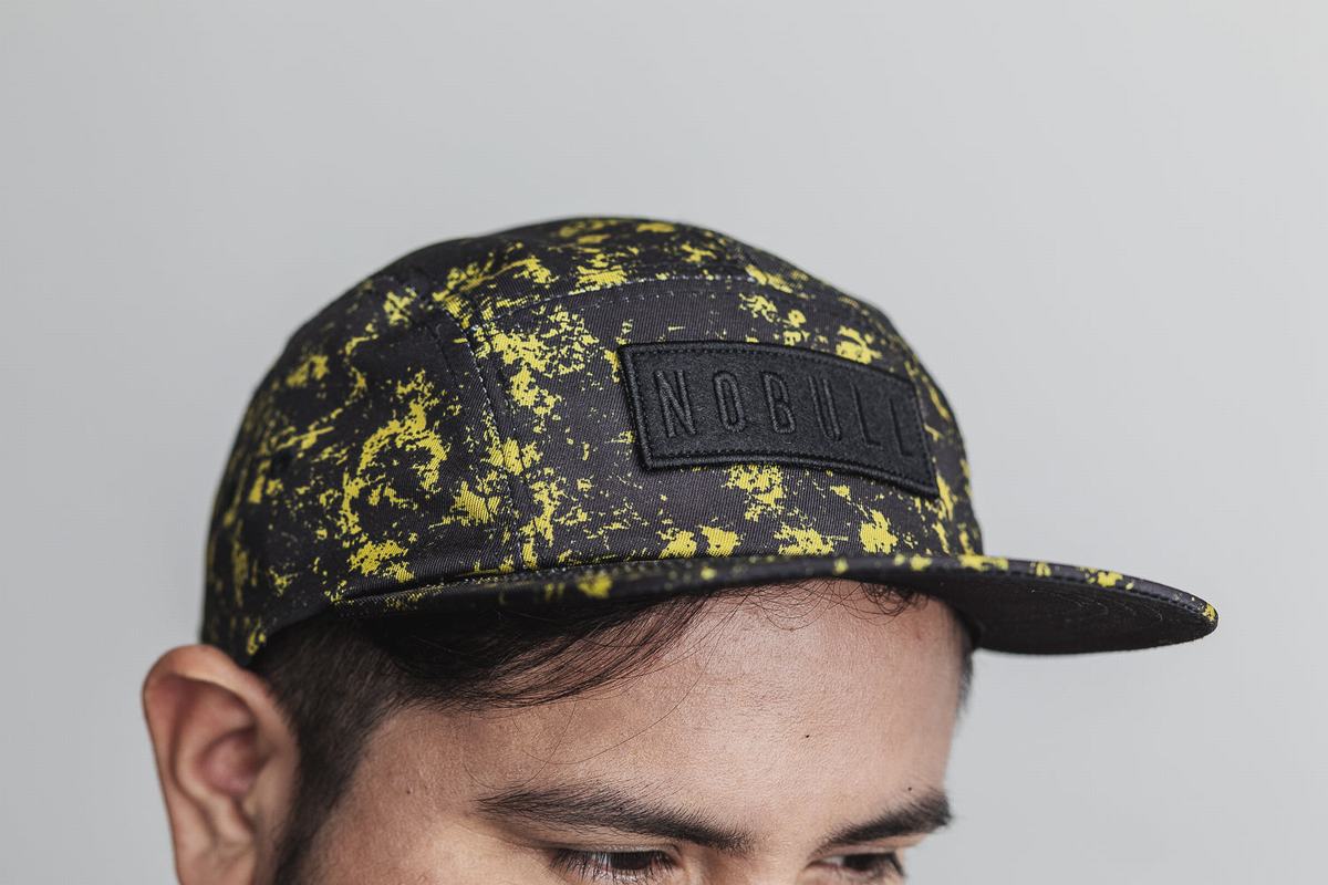 Nobull 5-panel Pride Hoeden Dames Zwart Goud | 972801-VYK