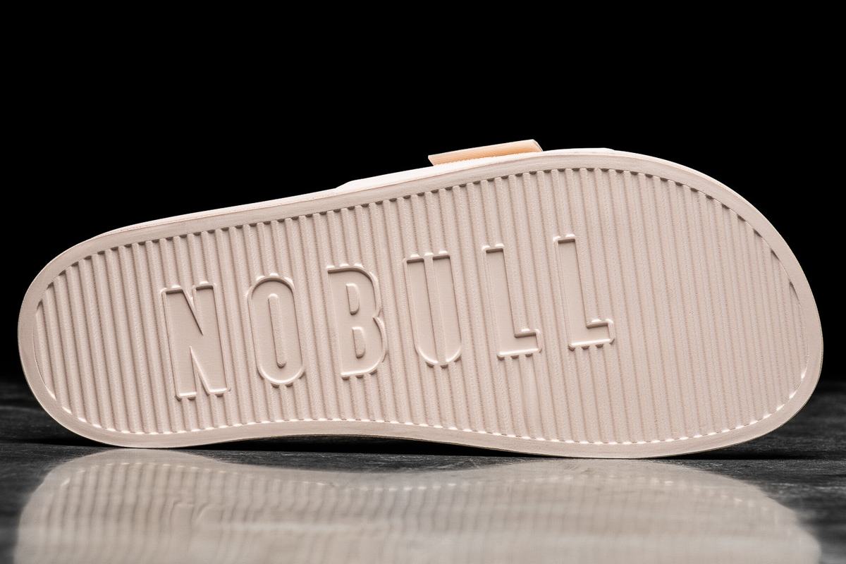 Nobull Adjustable Slippers Heren Roze | 156380-CJO