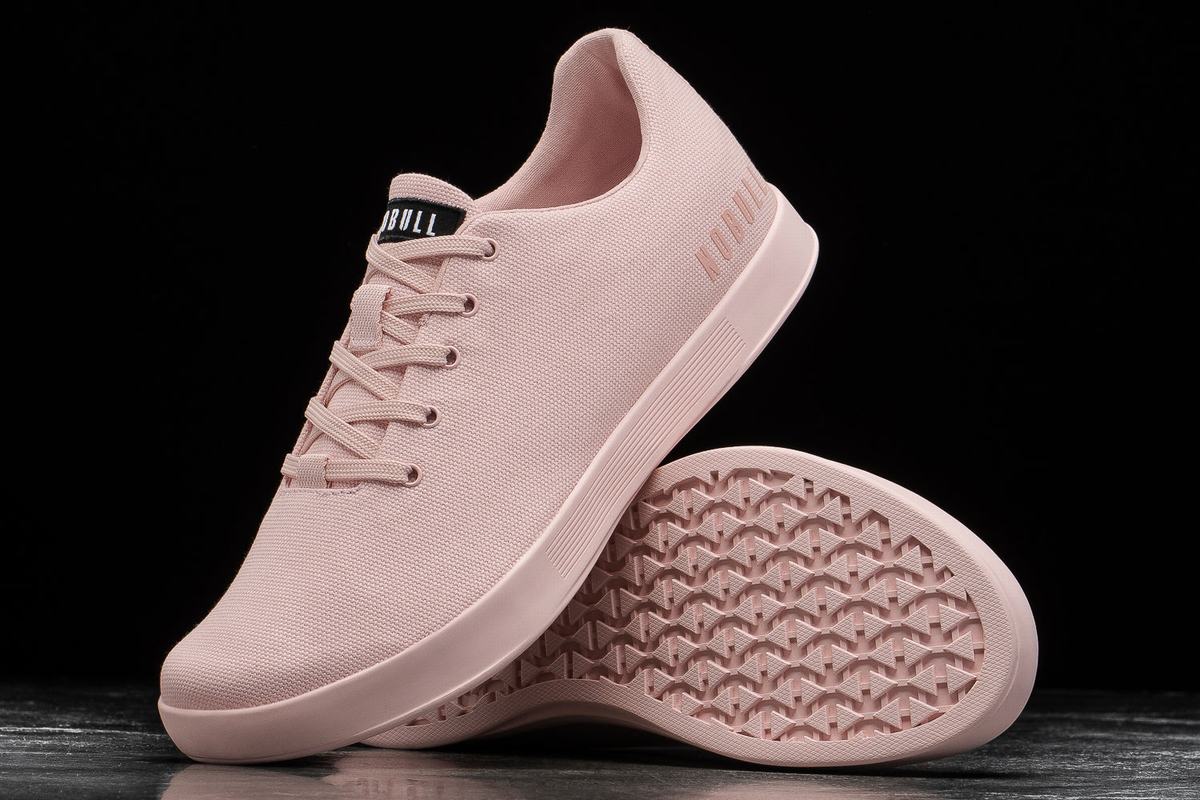 Nobull Canvas Trainer Fitness Schoenen Dames Roze | 168457-VSD