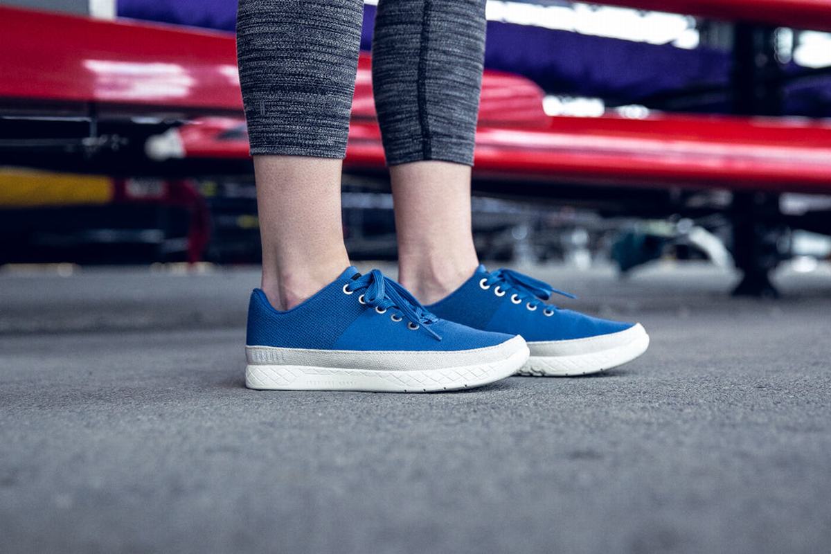 Nobull Canvas Trainer Fitness Schoenen Dames Blauw | 498617-KQC