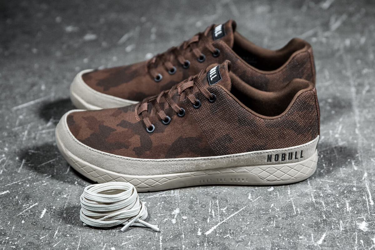 Nobull Canvas Trainer Fitness Schoenen Heren Camo | 158623-AZH