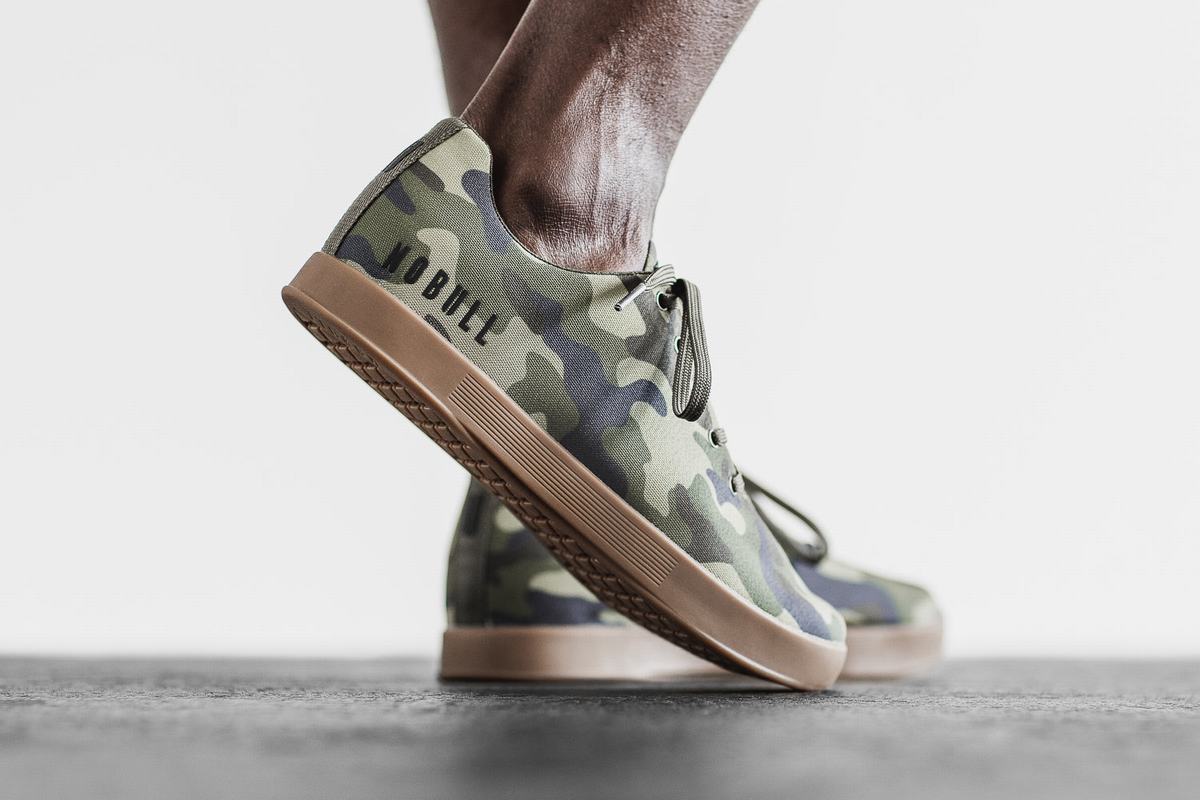 Nobull Canvas Trainer Fitness Schoenen Heren Camo | 650219-XZL