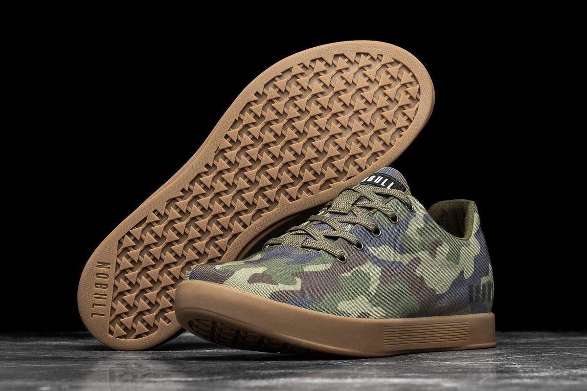 Nobull Canvas Trainer Fitness Schoenen Heren Camo | 650219-XZL