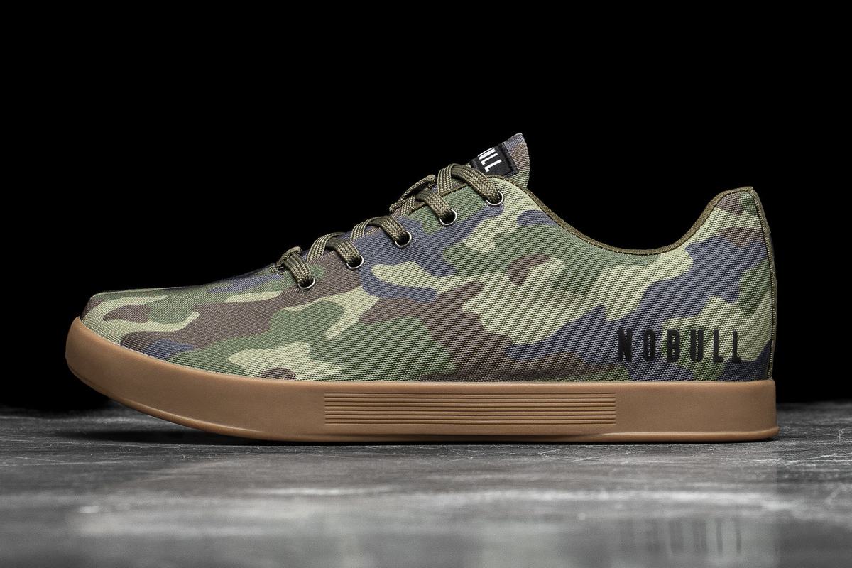 Nobull Canvas Trainer Fitness Schoenen Heren Camo | 650219-XZL