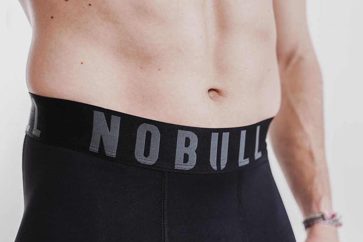 Nobull Compression Tight Hardloopbroek Heren Zwart | 853629-FGV