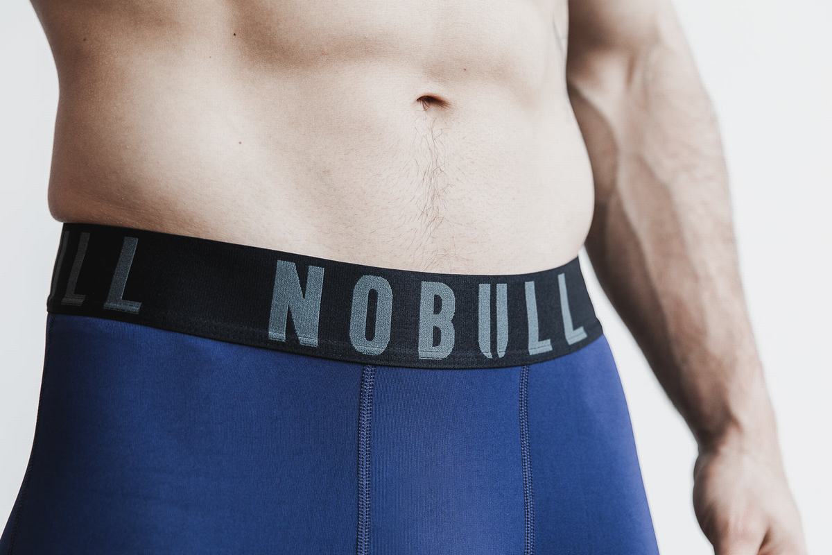 Nobull Compression Tight Hardloopbroek Heren Donkerblauw | 948375-LNU