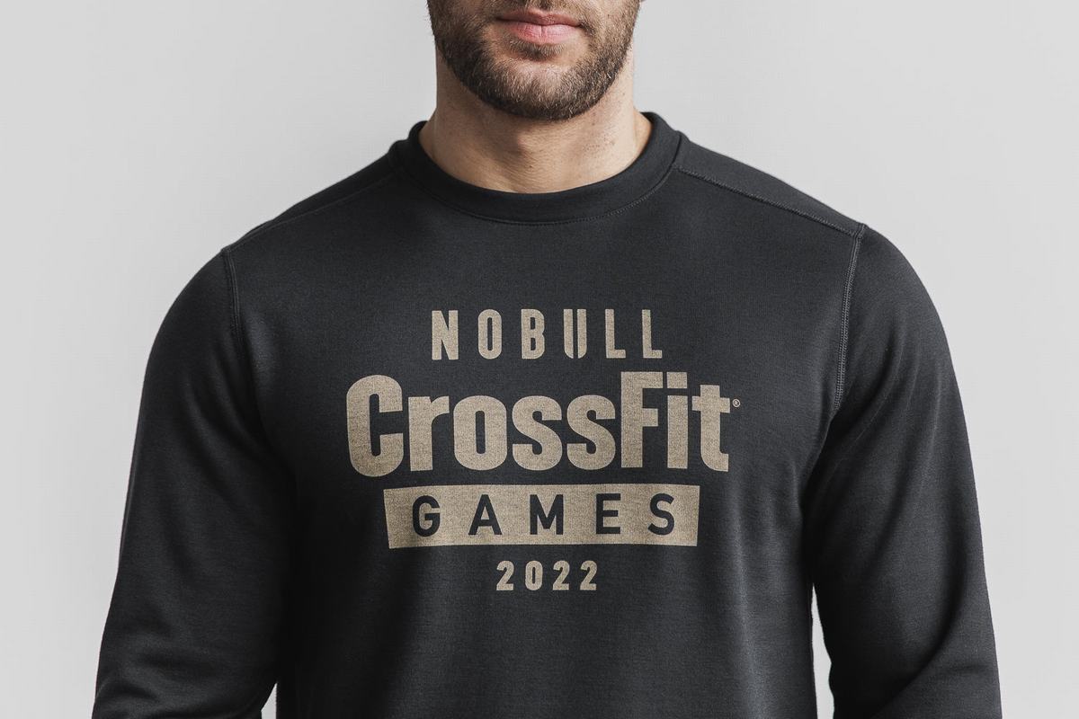 Nobull Crossfit Games® 2022 Crew Sweatshirts Heren Zwart | 286479-CLZ