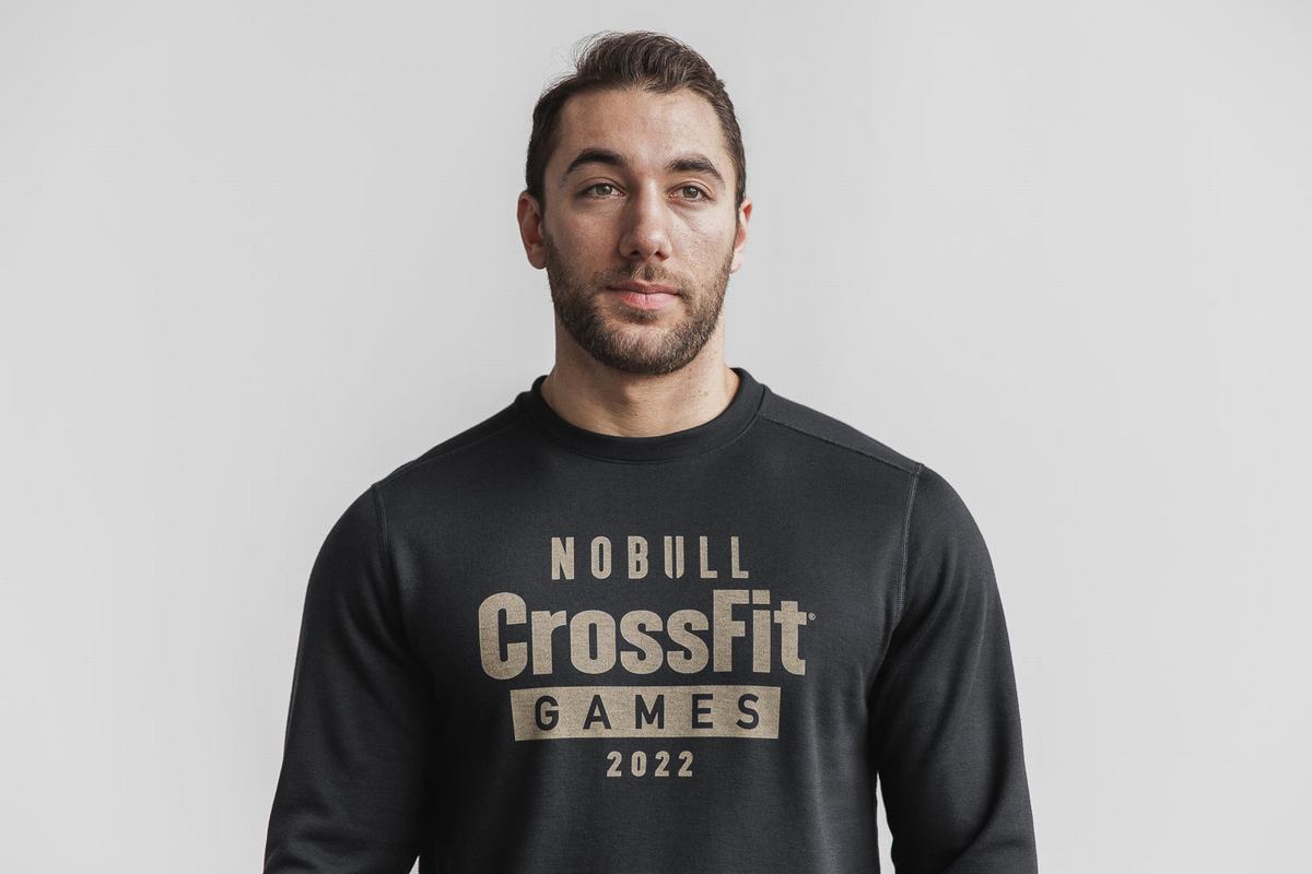 Nobull Crossfit Games® 2022 Crew Sweatshirts Heren Zwart | 286479-CLZ