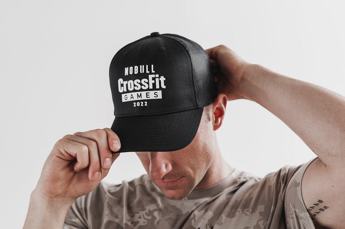 Nobull Crossfit Games® 2022 Curved-Brim Trucker Hoeden Dames Zwart | 835260-MKP