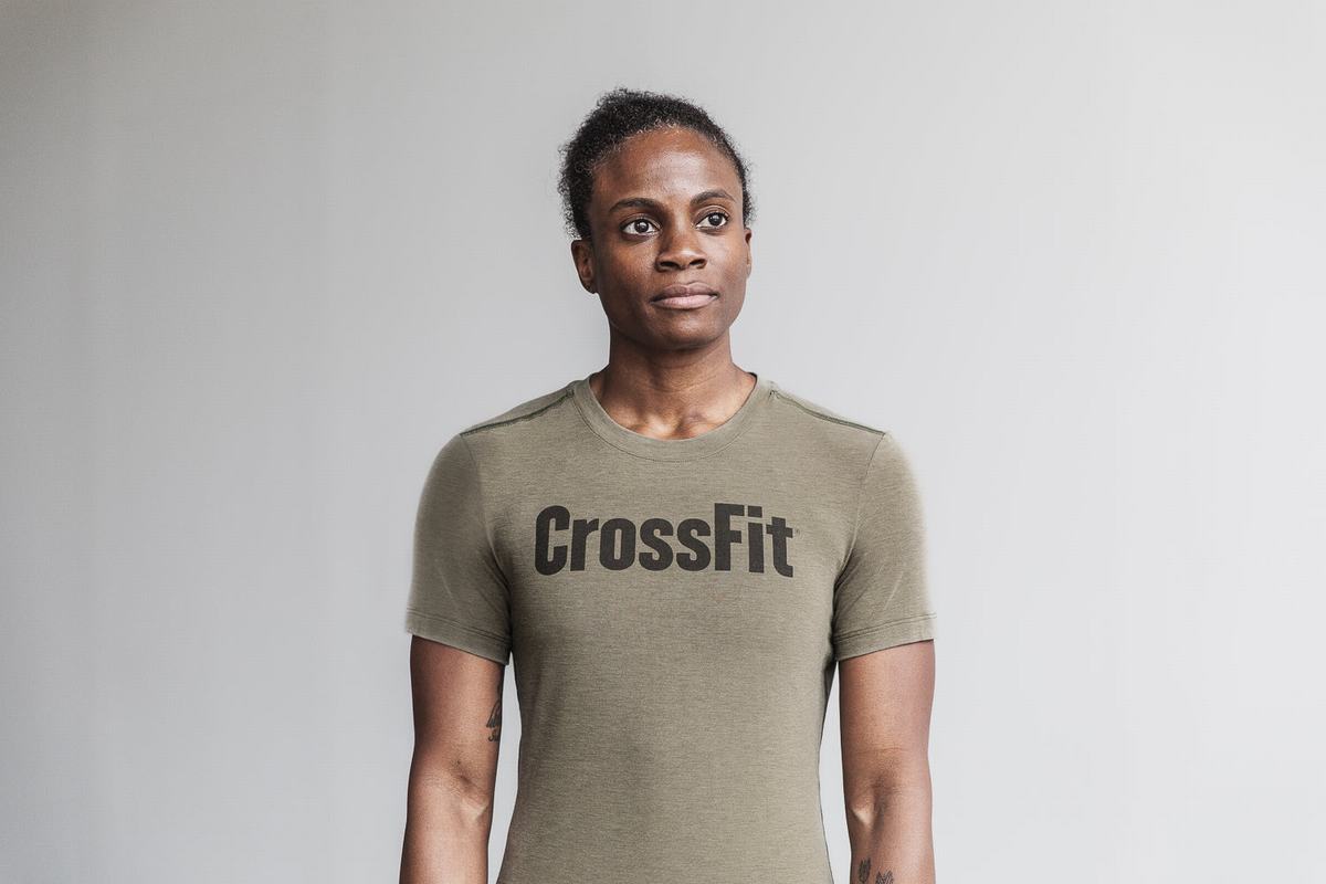 Nobull Crossfit® T-shirts Dames Groen | 370965-TEI