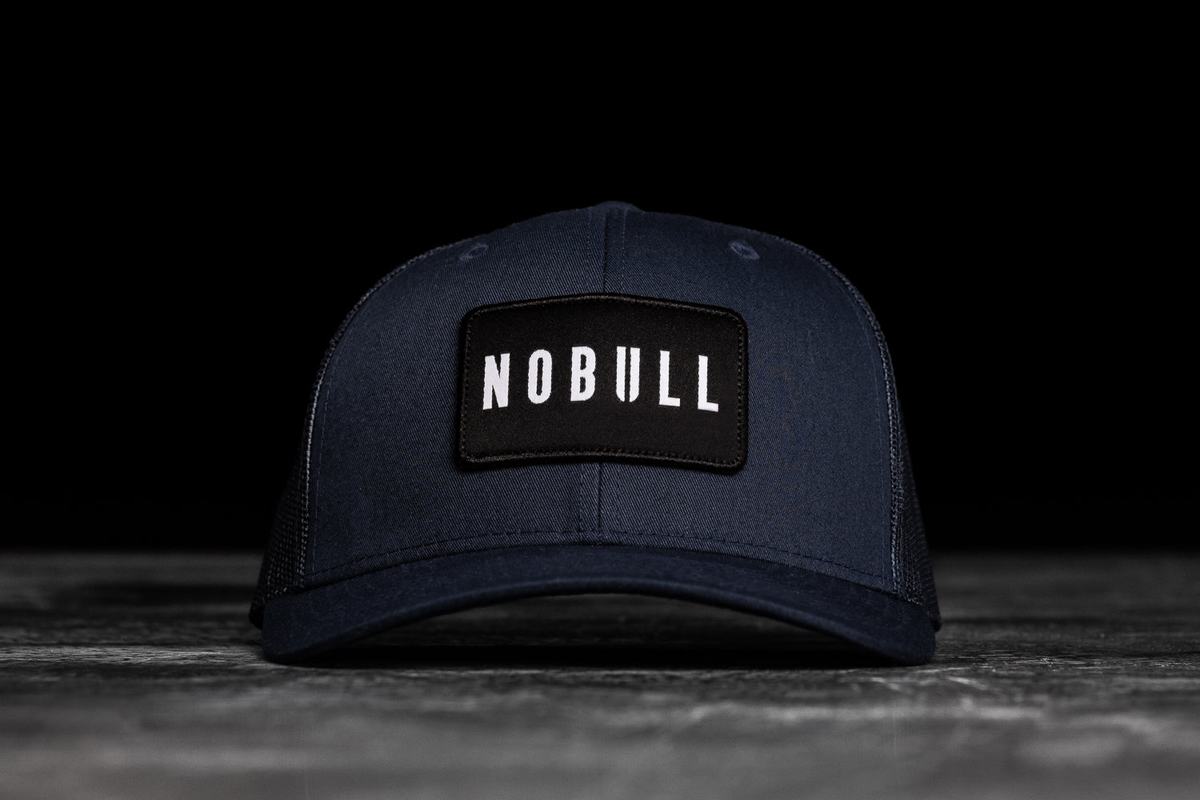 Nobull Curved-Brim Trucker Hoeden Heren Donkerblauw | 162953-LIO