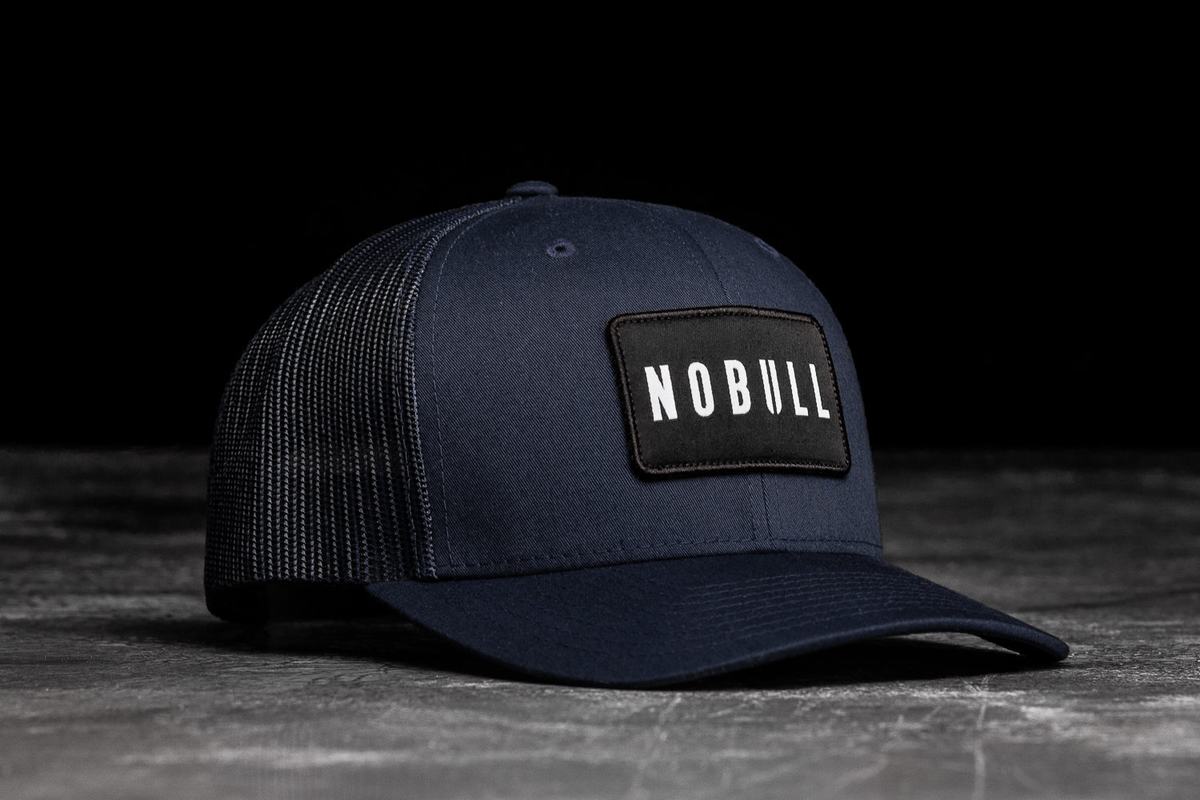 Nobull Curved-Brim Trucker Hoeden Heren Donkerblauw | 162953-LIO