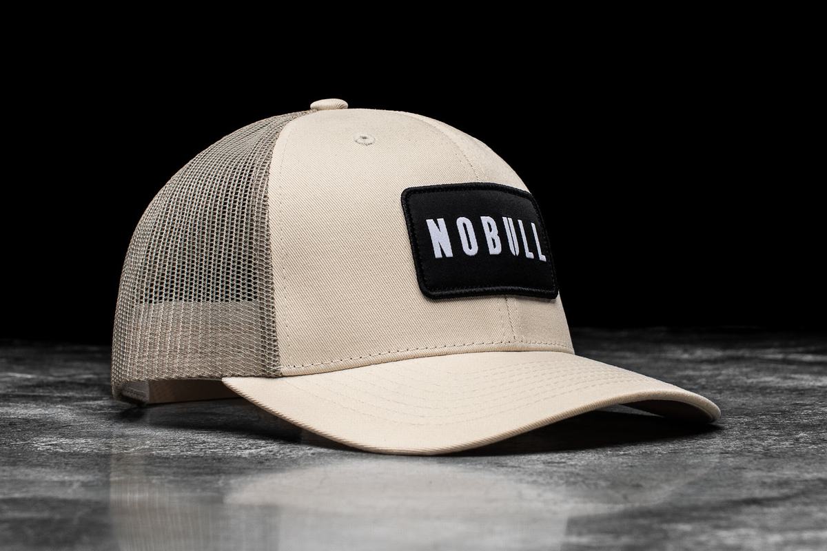 Nobull Curved-Brim Trucker Hoeden Heren Bruin | 439815-QEN