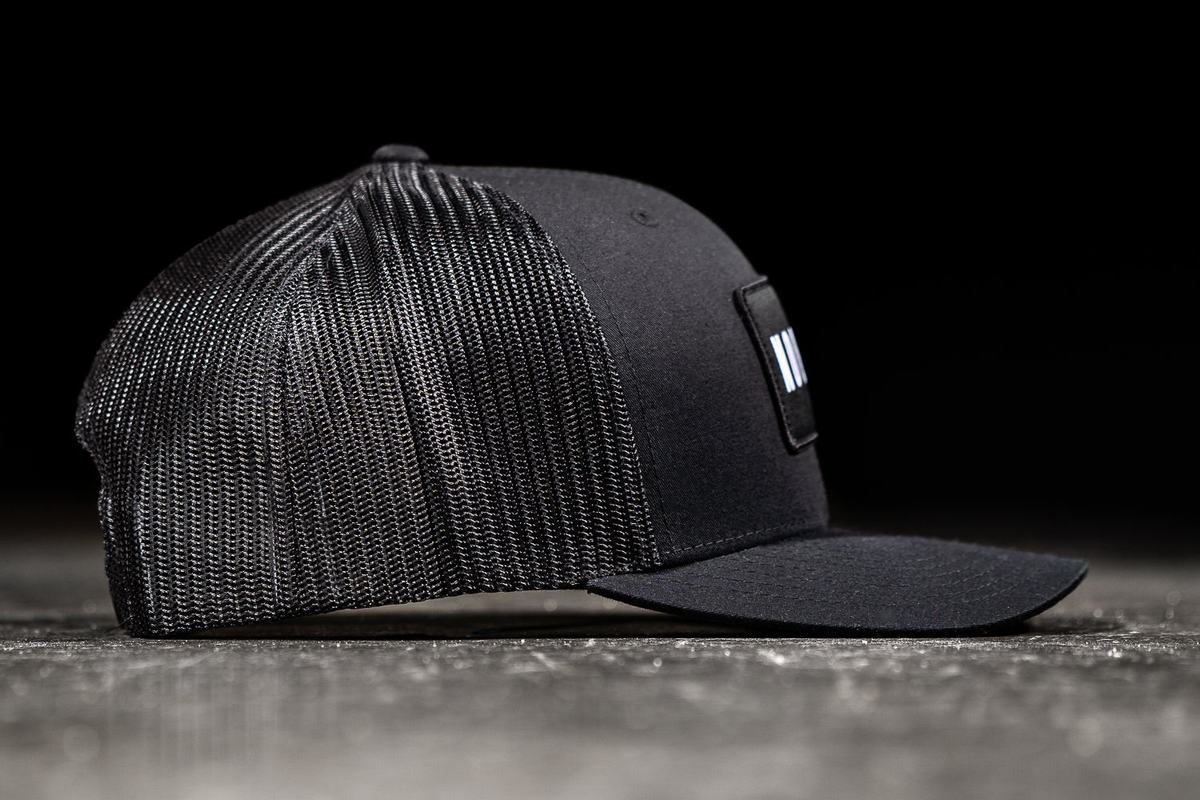 Nobull Curved-Brim Trucker Hoeden Heren Zwart | 504193-TVC