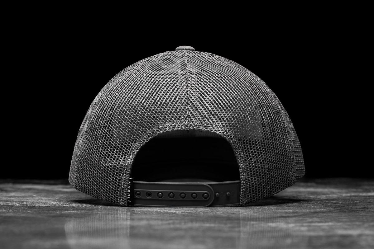 Nobull Curved-Brim Trucker Hoeden Heren Diepgrijs | 860291-JOI