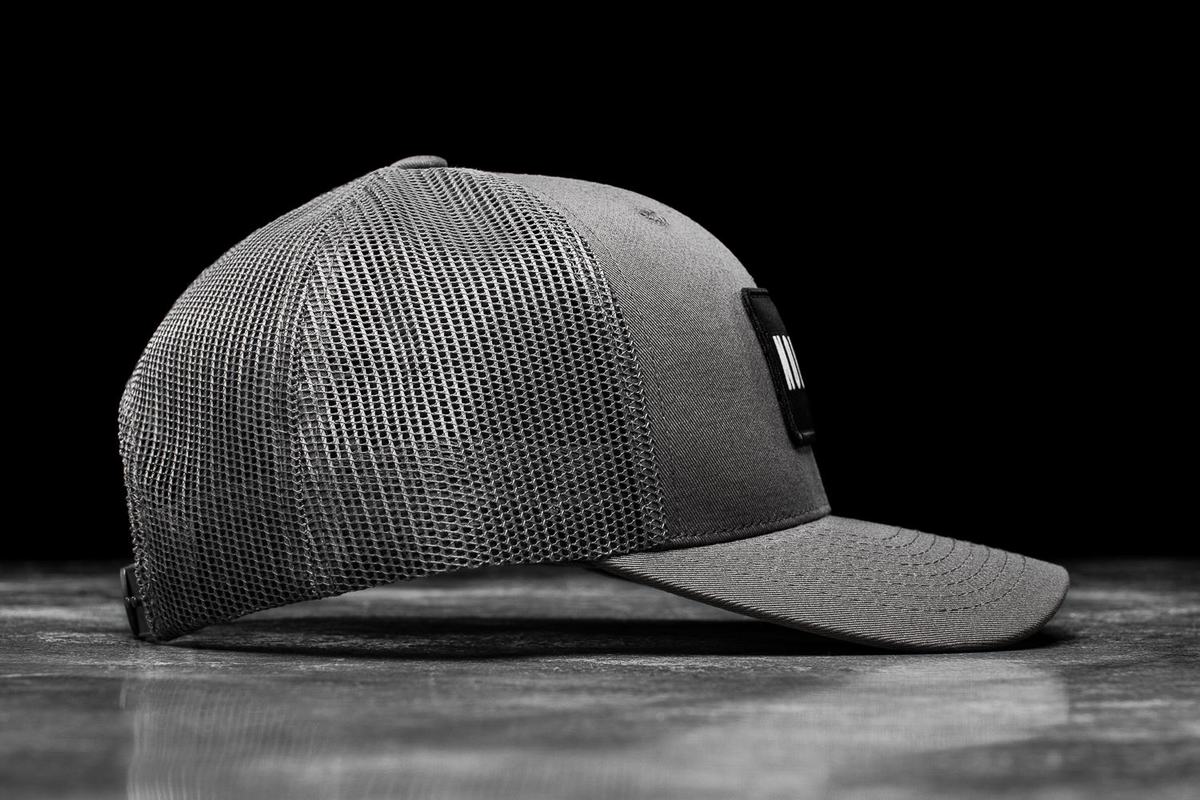 Nobull Curved-Brim Trucker Hoeden Heren Diepgrijs | 860291-JOI