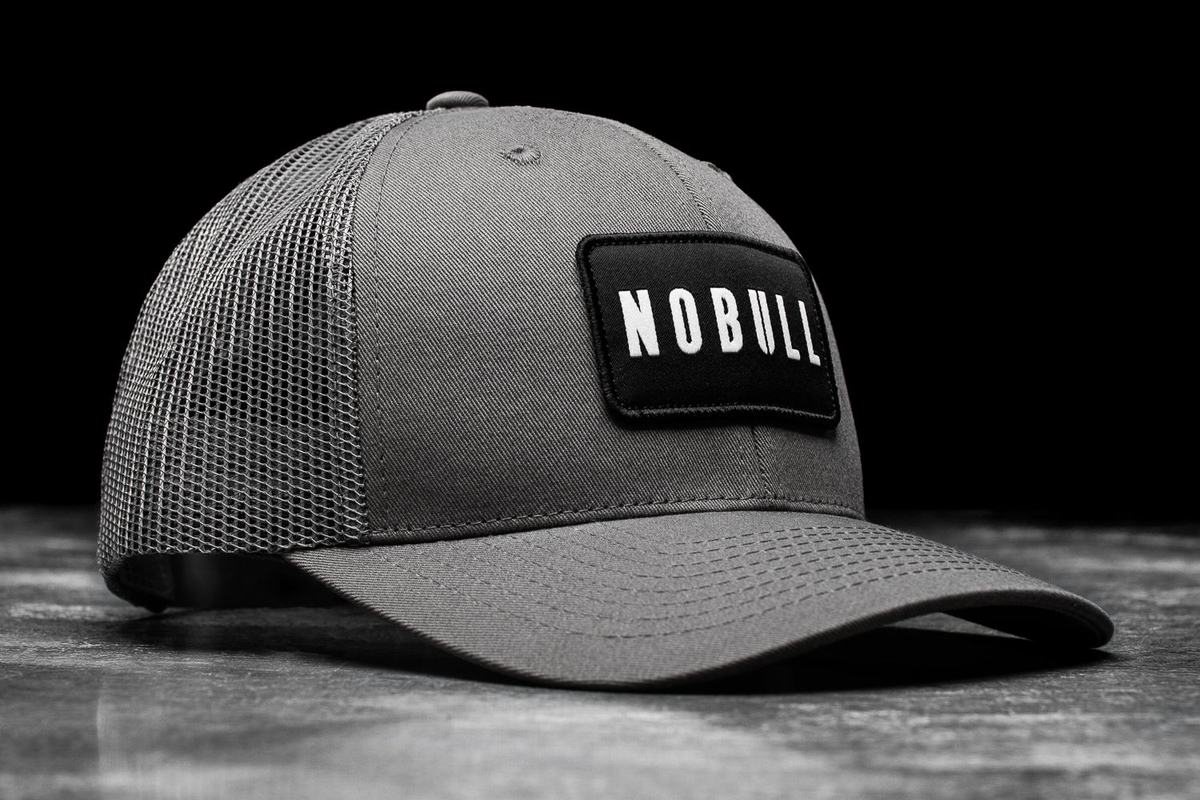 Nobull Curved-Brim Trucker Hoeden Heren Diepgrijs | 860291-JOI