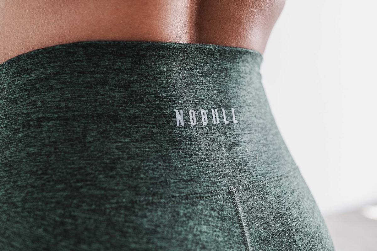 Nobull High-Rise 7/8 Tight Matte Hardloopbroek Dames Groen | 706312-FEU