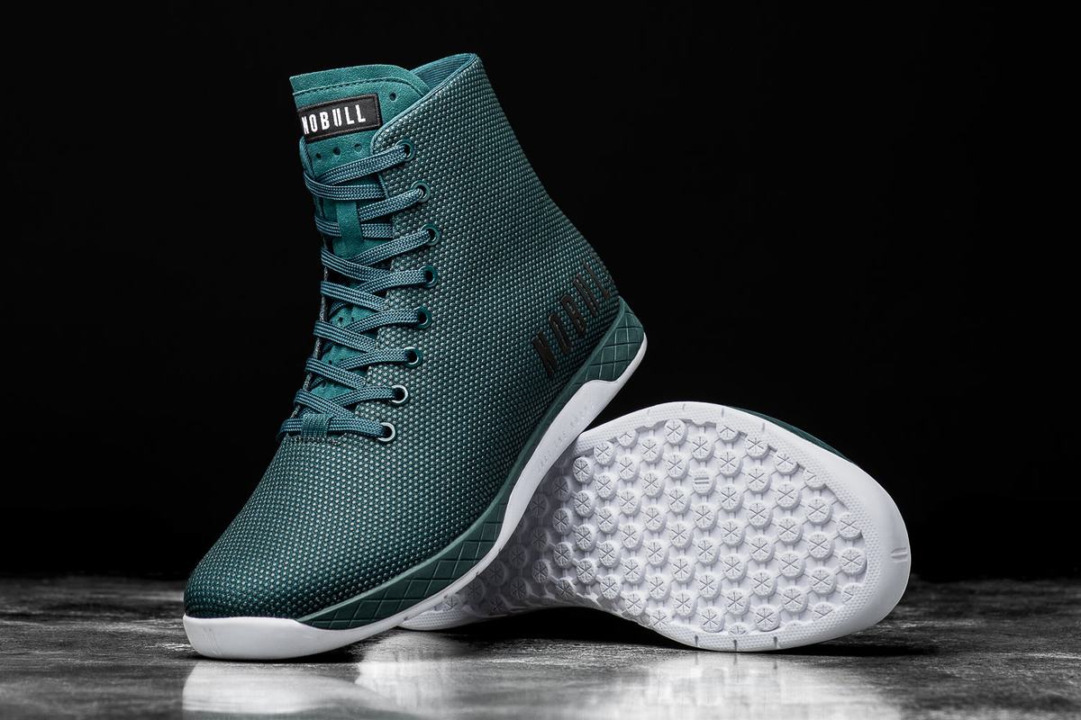 Nobull High-Top Trainer Fitness Schoenen Dames Diepturquoise | 415067-BVE