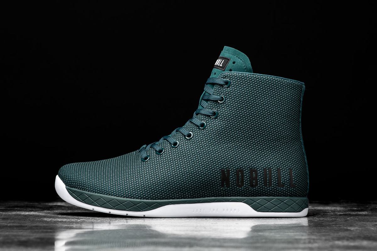 Nobull High-Top Trainer Fitness Schoenen Dames Diepturquoise | 415067-BVE