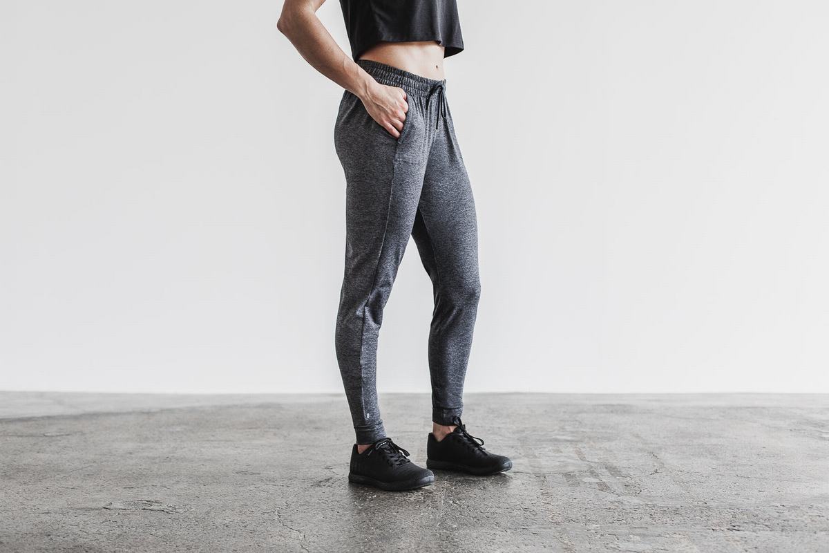 Nobull Joggingbroeken Dames Grijs | 680139-ZJQ