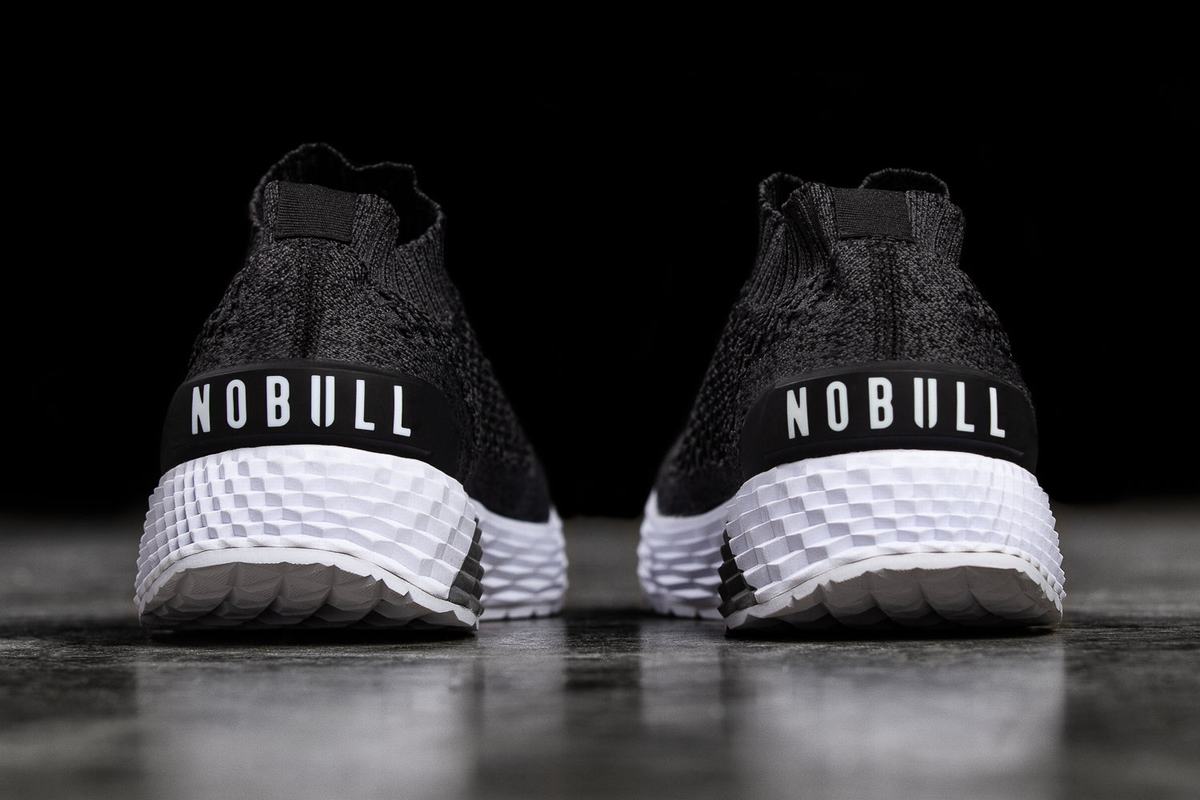 Nobull Knit Runner Loopschoenen Dames Diepgrijs | 749631-QDI