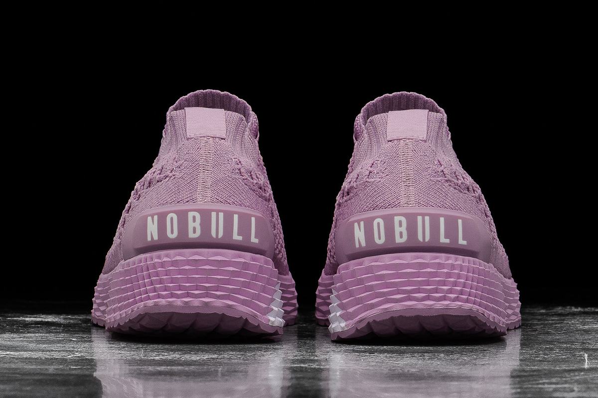 Nobull Knit Runner Loopschoenen Dames Paars | 480531-HZR