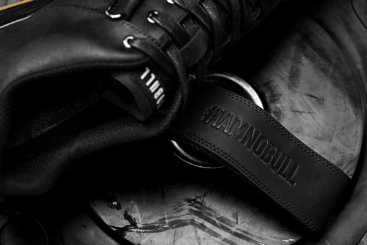 Nobull Leather Powerlift Schoenen Heren Zwart | 160834-ZRV