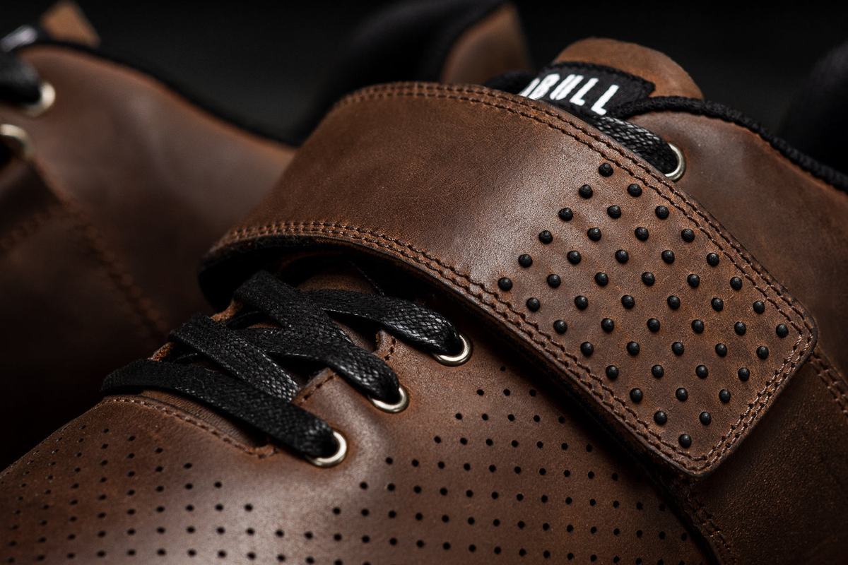 Nobull Leather Powerlift Schoenen Heren Koffie | 357694-YAE