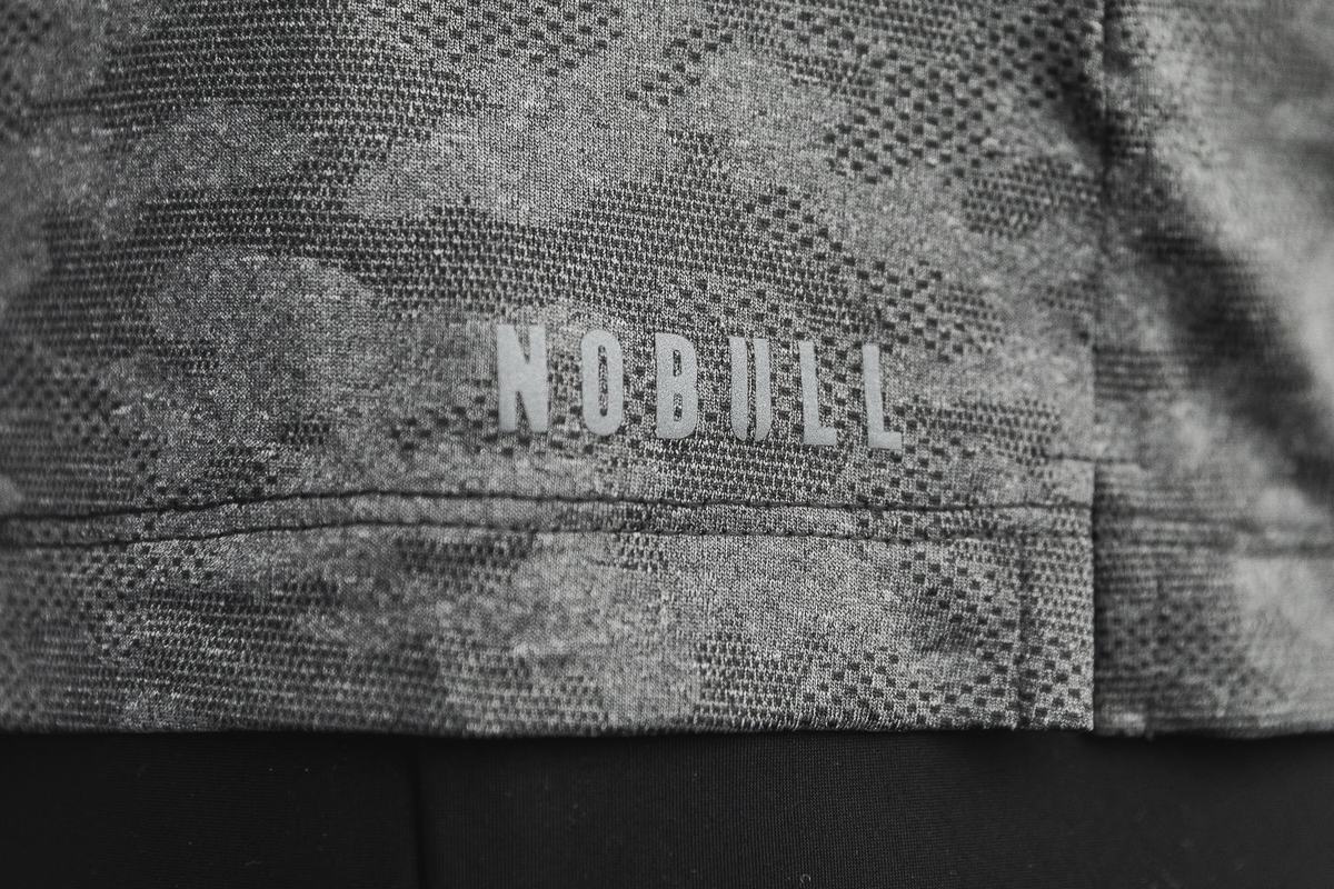 Nobull Lightweight Textured Polo T-shirts Dames Zwart Camo | 541382-XFN