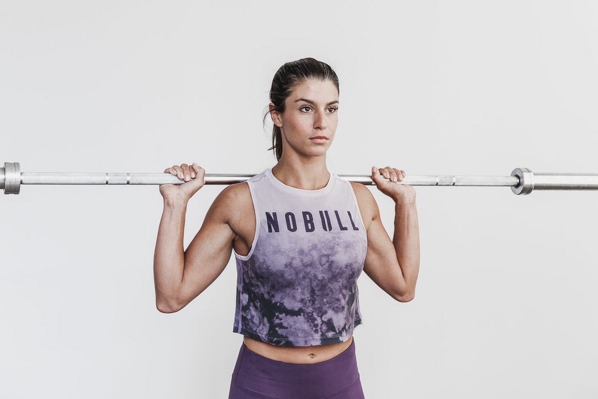 Nobull Muscle Dip-Dye Tank Tanktop Dames Paars | 847106-NMA