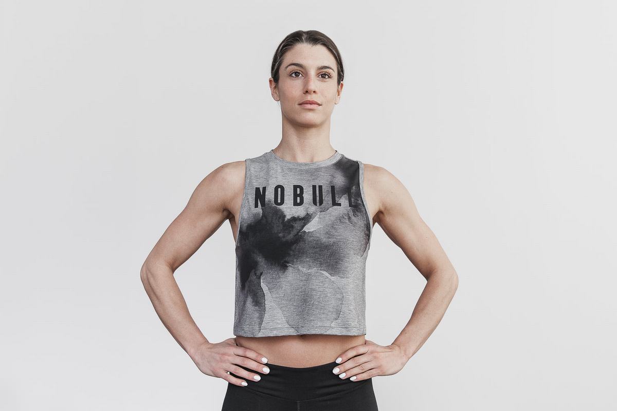 Nobull Muscle Tank Tanktop Dames Grijs | 043269-QGY