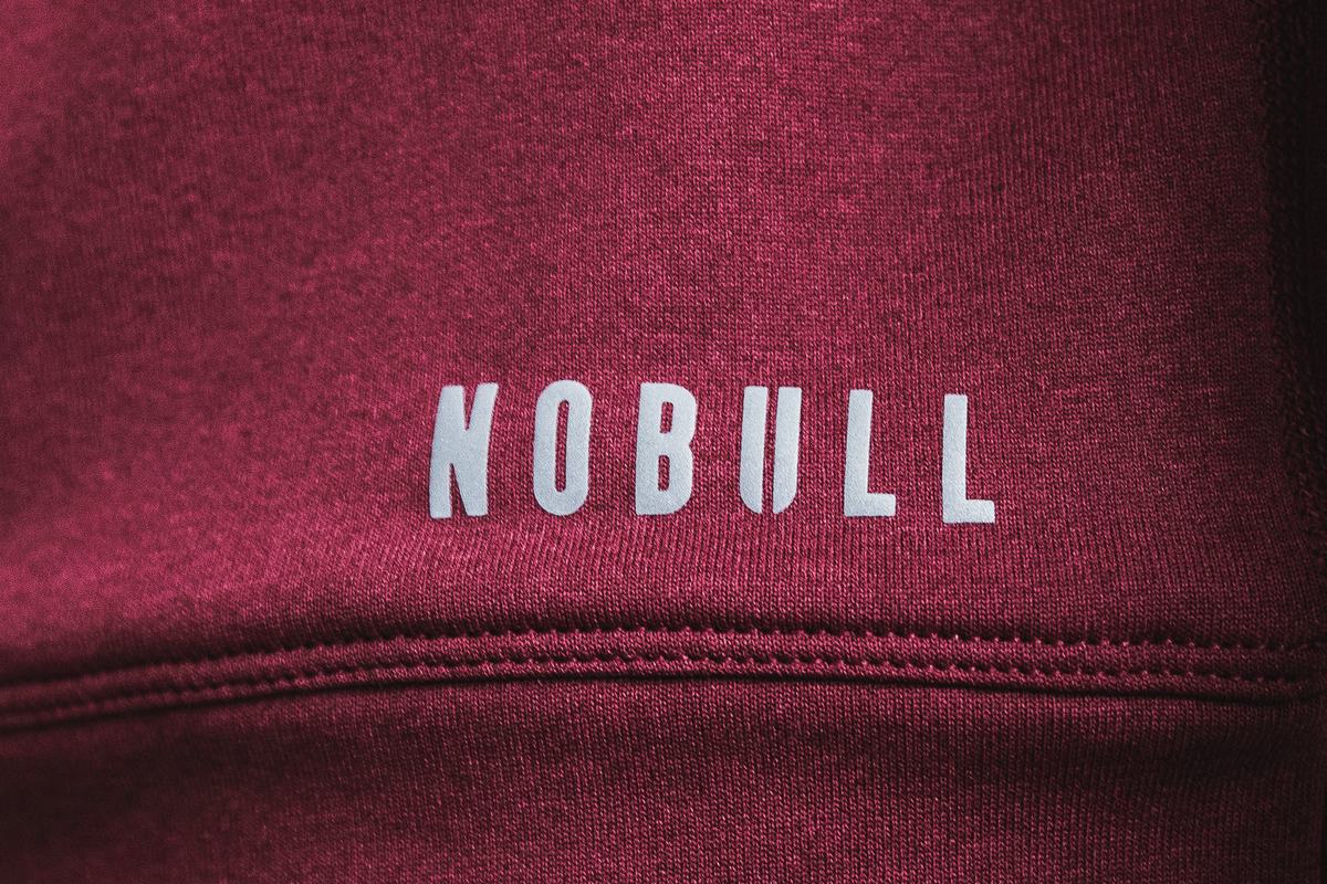 Nobull Performance Crew Sweatshirts Heren Dieprood | 309647-QXI