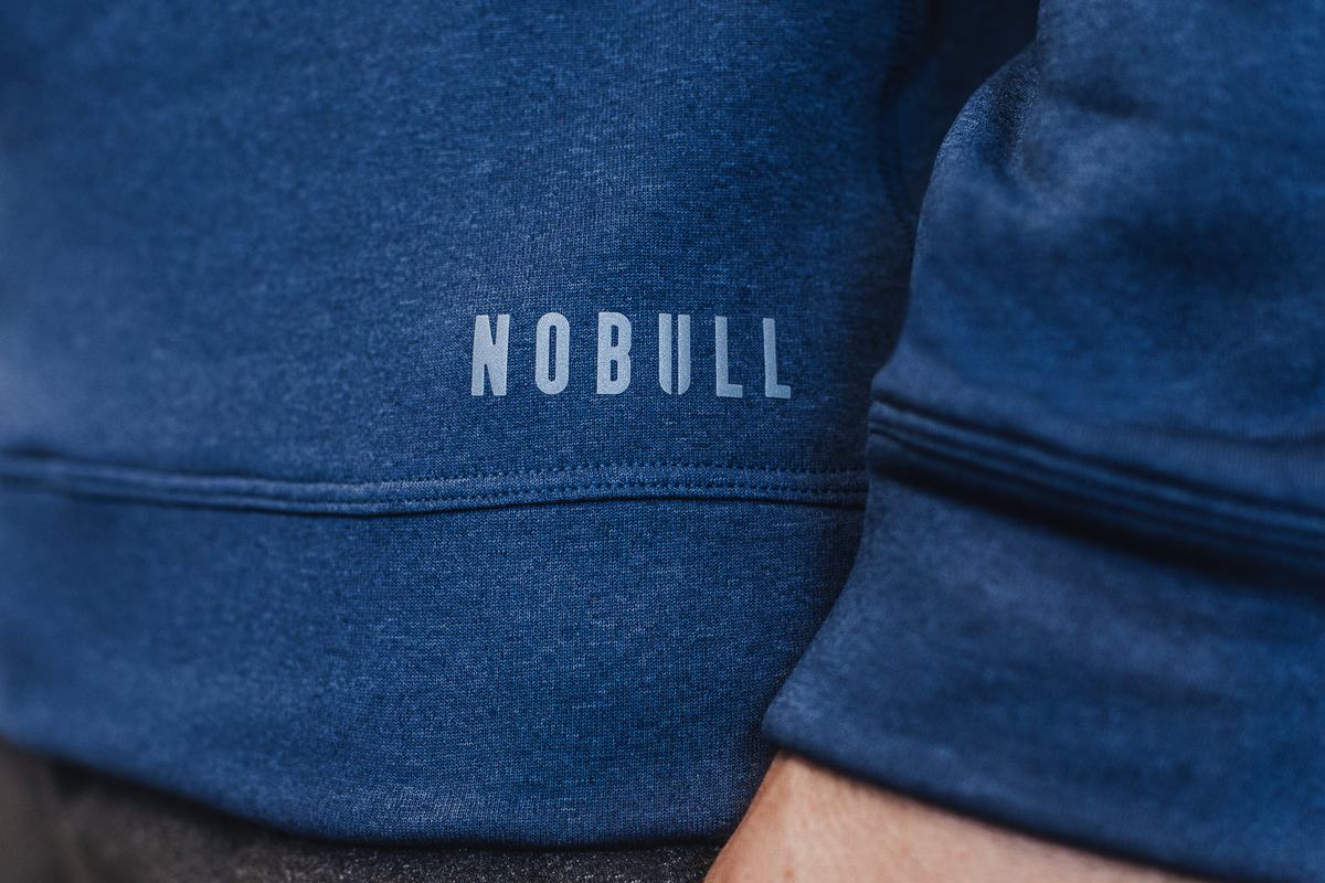 Nobull Performance Crew Sweatshirts Heren Grijs Blauw | 712508-WHY