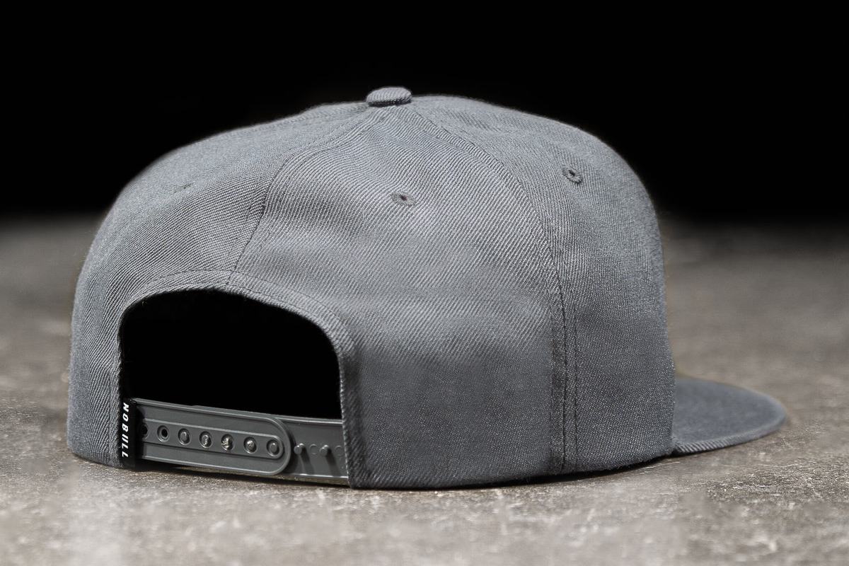 Nobull Platte-Brim Snapback Hoeden Heren Grijs | 902438-TVE