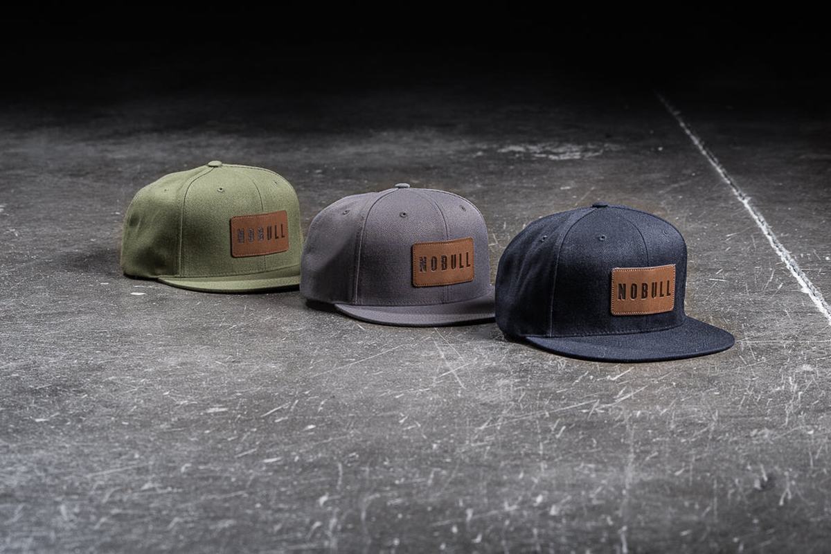 Nobull Platte-Brim Snapback Hoeden Heren Grijs | 902438-TVE