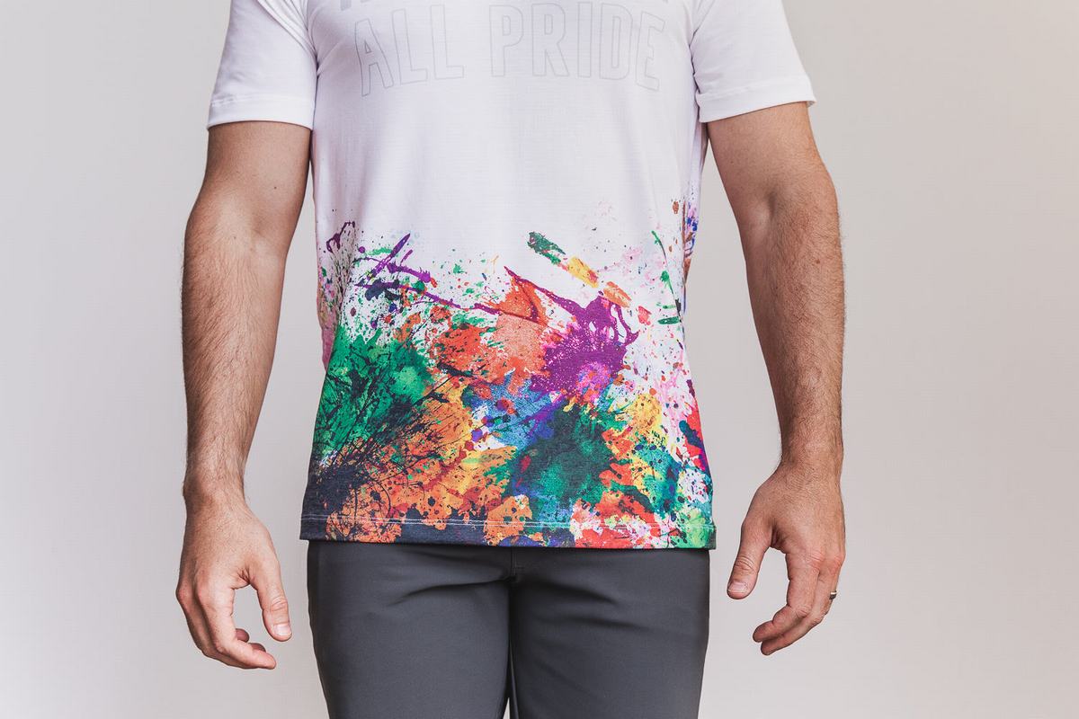 Nobull Pride Art Work T-shirts Dames Gekleurd | 125378-ROM