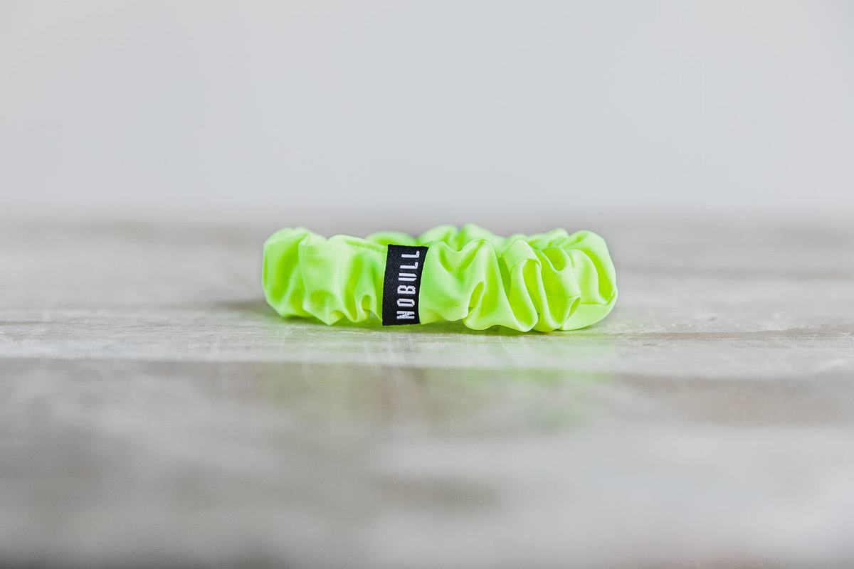 Nobull Scrunchie Neon Haarwokkel Heren Groen | 408256-FWJ