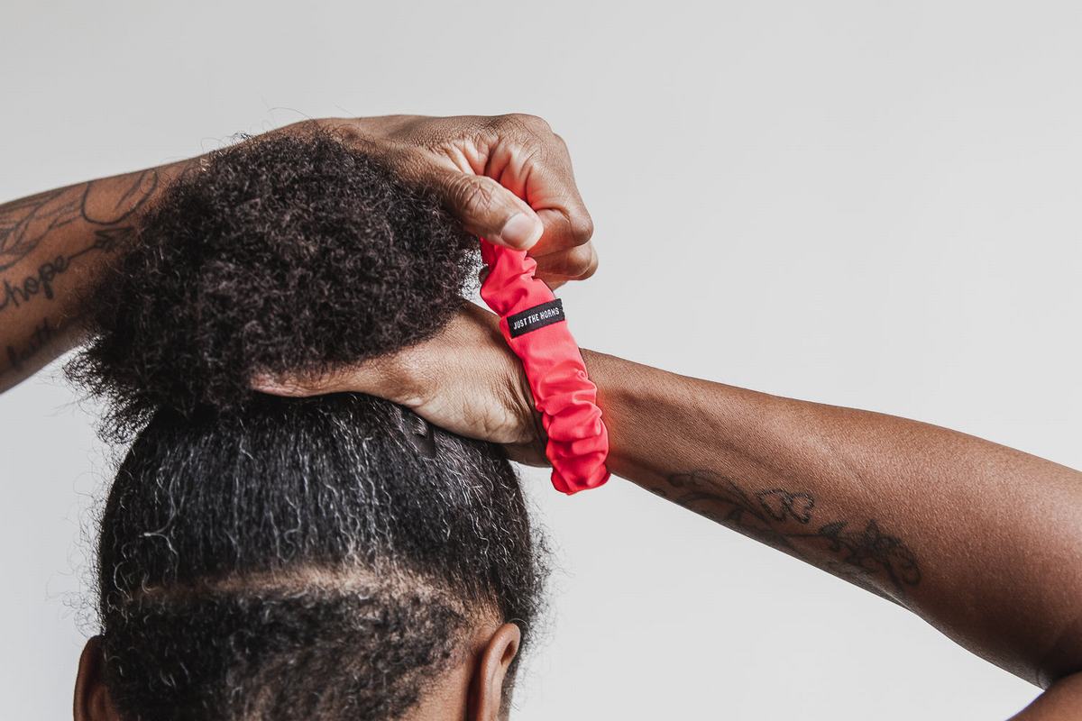 Nobull Scrunchie Neon Haarwokkel Heren Rood | 695172-EVB