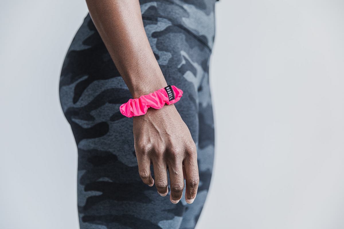 Nobull Scrunchie Neon Haarwokkel Heren Roze | 980214-ZTD