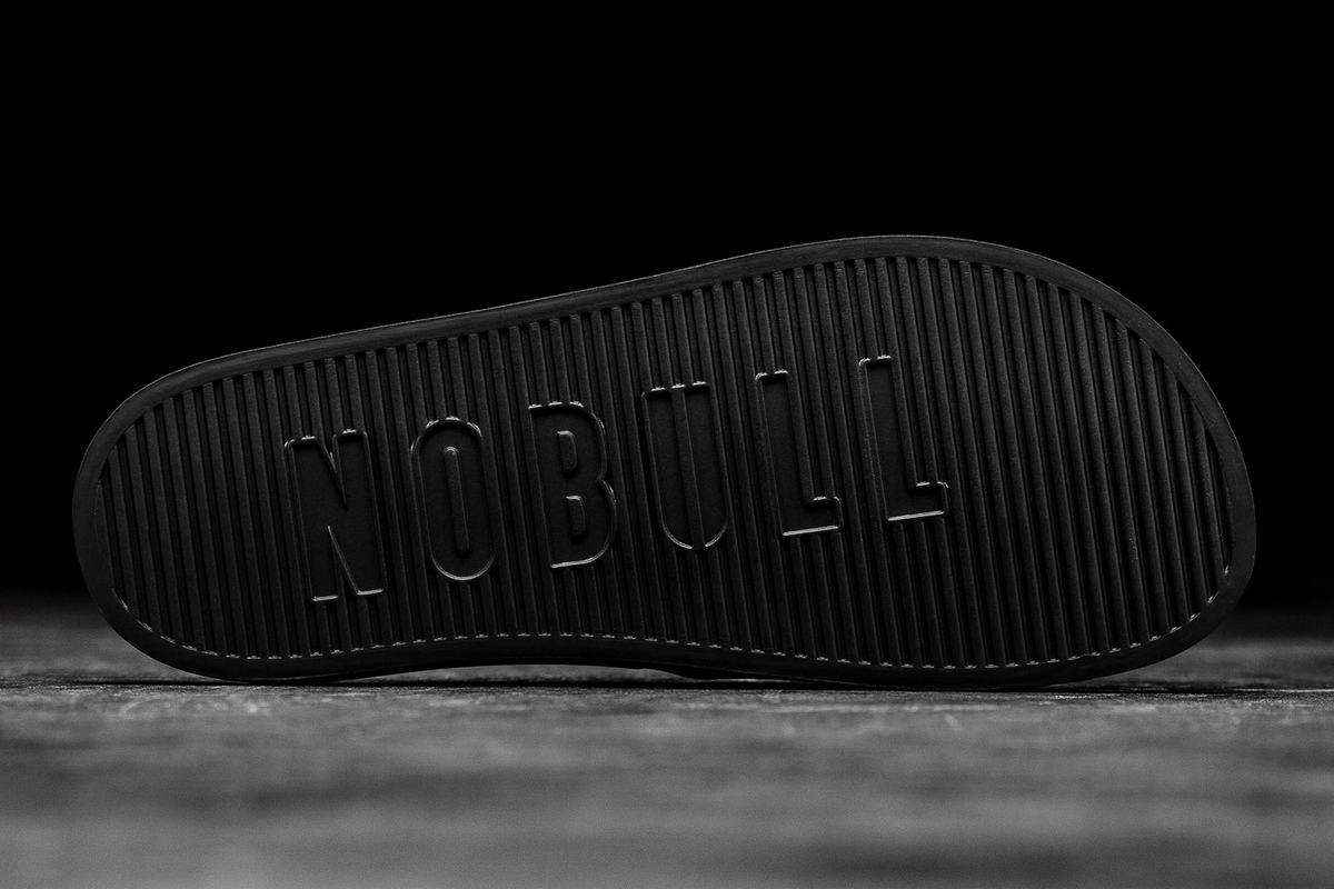 Nobull Slippers Heren Zwart | 016583-BDT