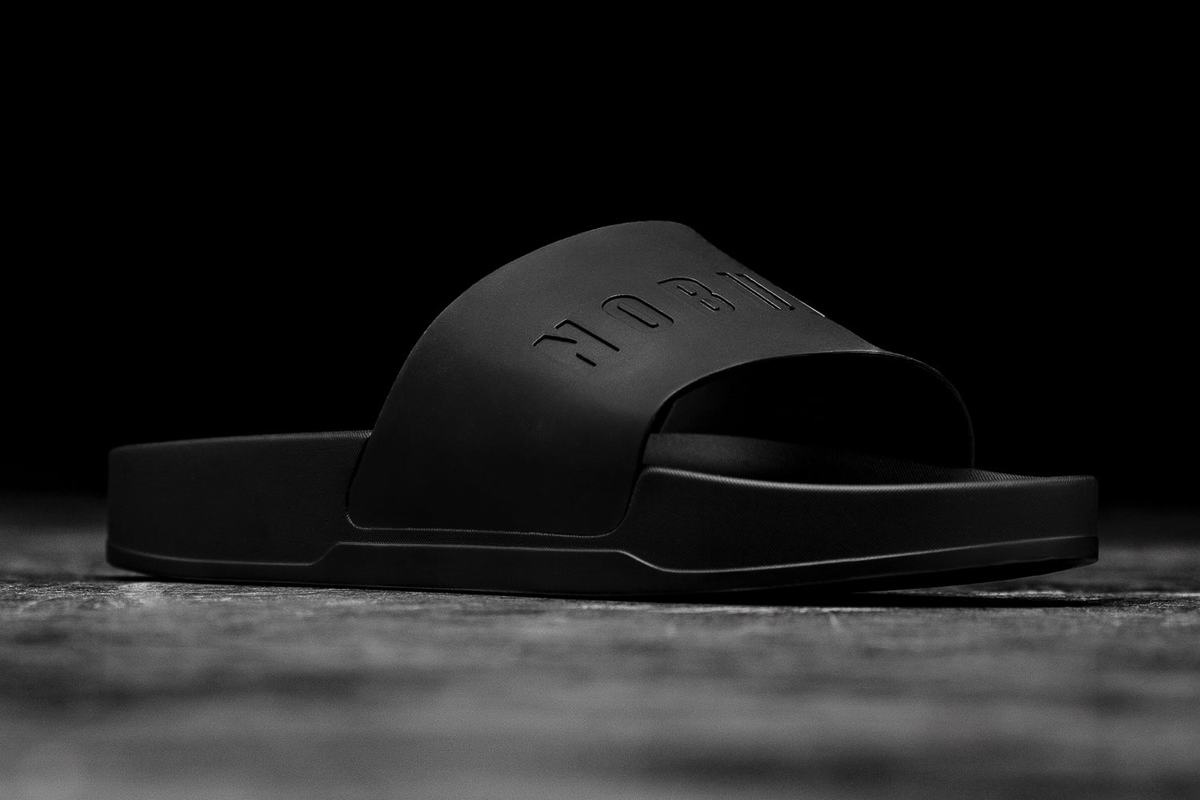 Nobull Slippers Heren Zwart | 016583-BDT