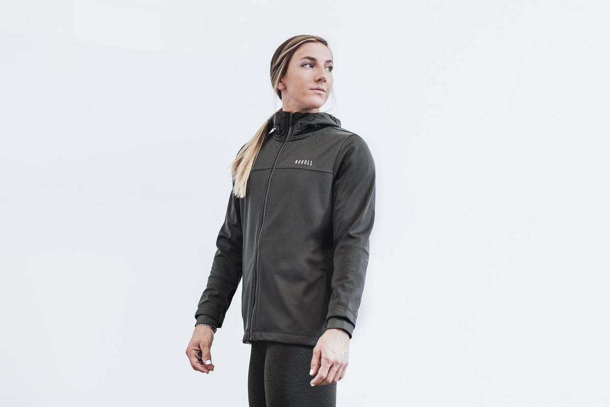 Nobull Softshell Jassen Dames Diepgrijs | 198504-ADY