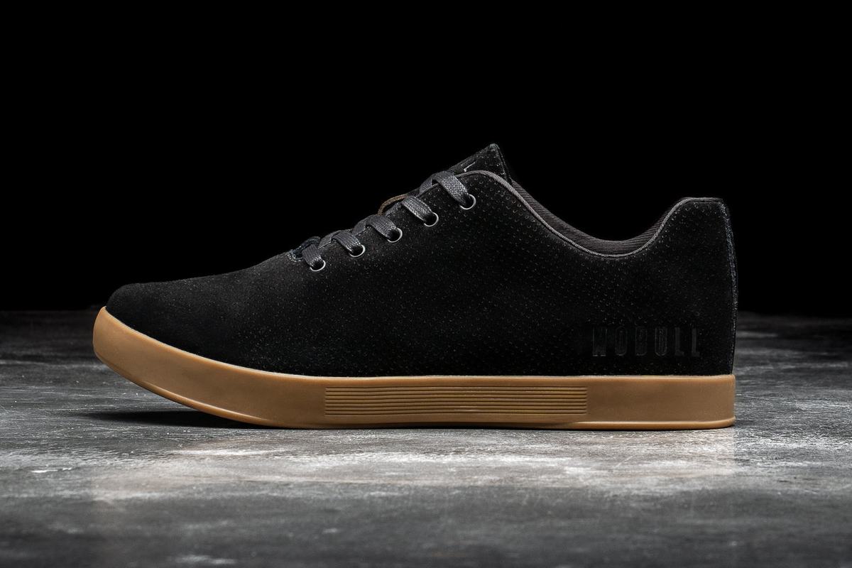 Nobull Suede Trainer Fitness Schoenen Dames Zwart | 128935-XOZ