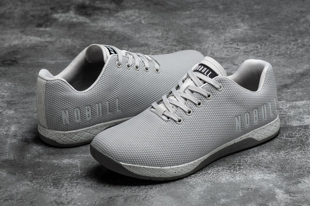 Nobull Superfabric Arctic Trainer Fitness Schoenen Heren Donkergrijs | 175982-WMH