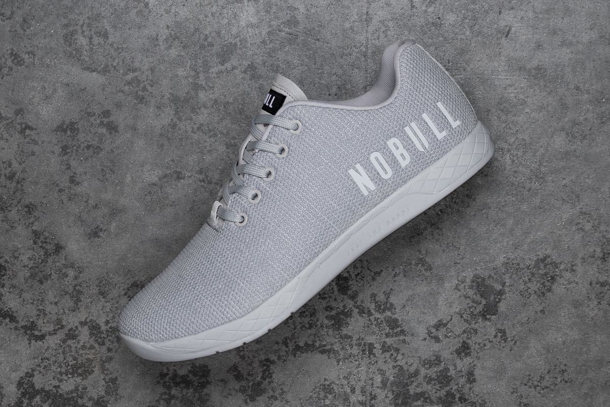 Nobull Superfabric Arctic Trainer Fitness Schoenen Heren Grijs | 746203-LXM