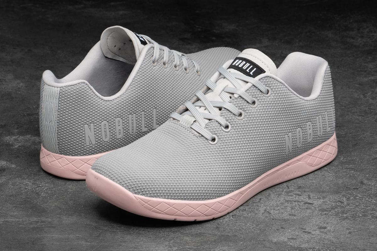 Nobull Superfabric Arctic Trainer Fitness Schoenen Heren Roze | 918573-ELG