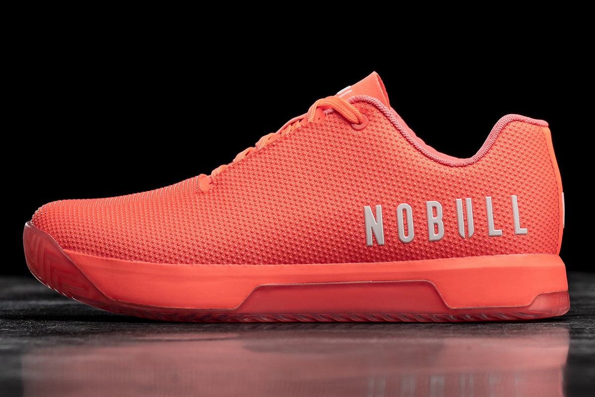 Nobull Superfabric Crossfit® Neon Trainer Crossfit Schoenen Dames Koraal | 476508-QEV